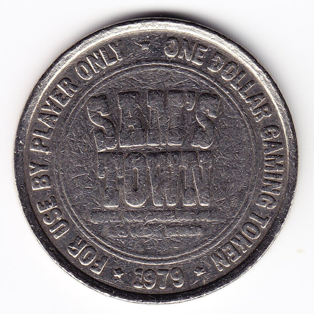 1979 Sam's Town Hotel & Gambling Hall Las Vegas $1 Gaming Token (b18)